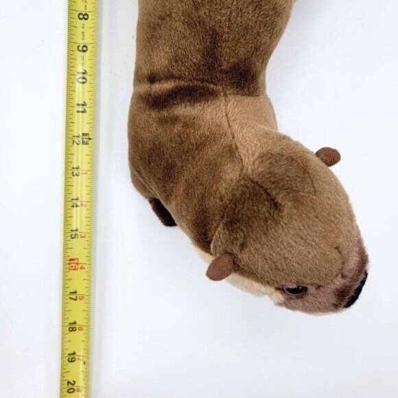 Wild Republic Cuddlekins River Otter Plush Brown 17.5" Realistic Stuffed Animal - Picture 11 of 11